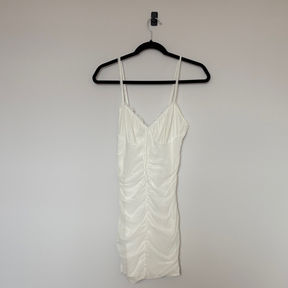 H&M White Mini Dress